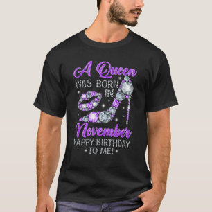 Queen föddes i november Grattis på födelsedagen Di T Shirt