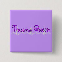 Queen för traumasjuksköterska"trauma T-tröja och