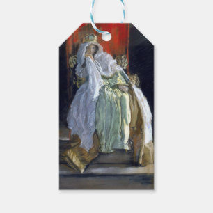 Queen Gertrude (av Edwin Austin Abbey) Presentetikett