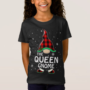 Queen Gnome Buffalo Play Matching Family Christma T Shirt