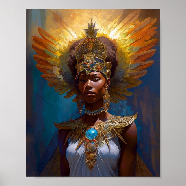 Queen Goddess Fantasy Art Poster (Framsidan)