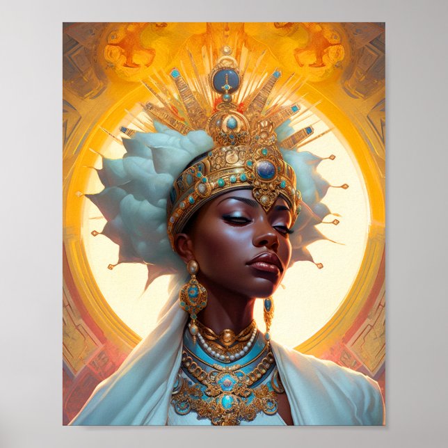 Queen Goddess Fantasy Art Poster (Framsidan)