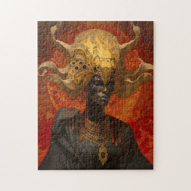 Queen Goddess Fantasy Art Pussel (Vertikal)