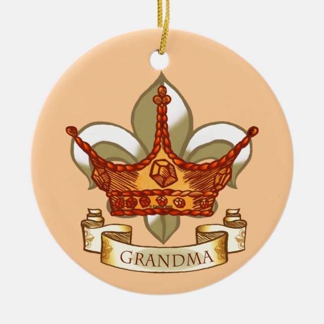 Queen Grandma ornament (Framsidan)