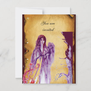 QUEEN GUINEVERE, Brown Parchment Inbjudningar