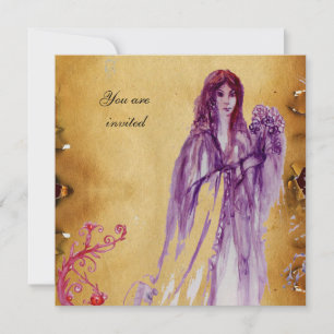 QUEEN GUINEVERE, Brown Parchment Inbjudningar