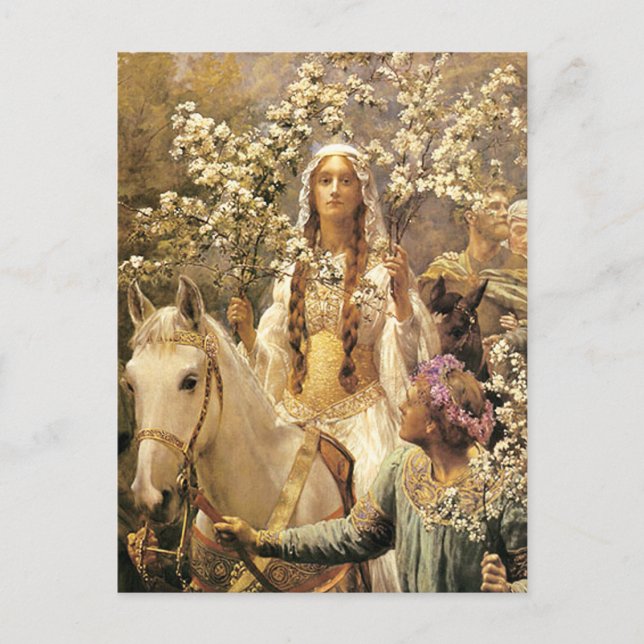 Queen Guinevere May Postcard Vykort (Framsida)