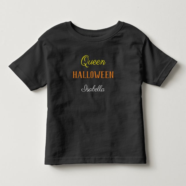 Queen Halloween Personlig Småbarn Baby T-Shirt (Framsida)