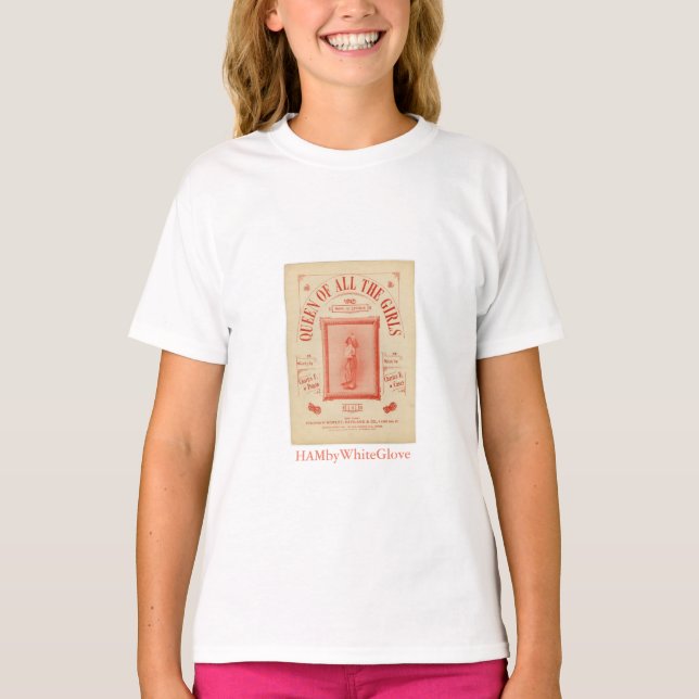 Queen - HAMbWG - 13 Färger - Tjejers långärmade T- Tee Shirt (Framsida)
