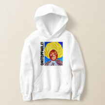 Queen Harriet Tubman Kids Unstop Blu Unisx Hoodie