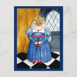 Queen Heather royal-vykort för kattinlägg Vykort