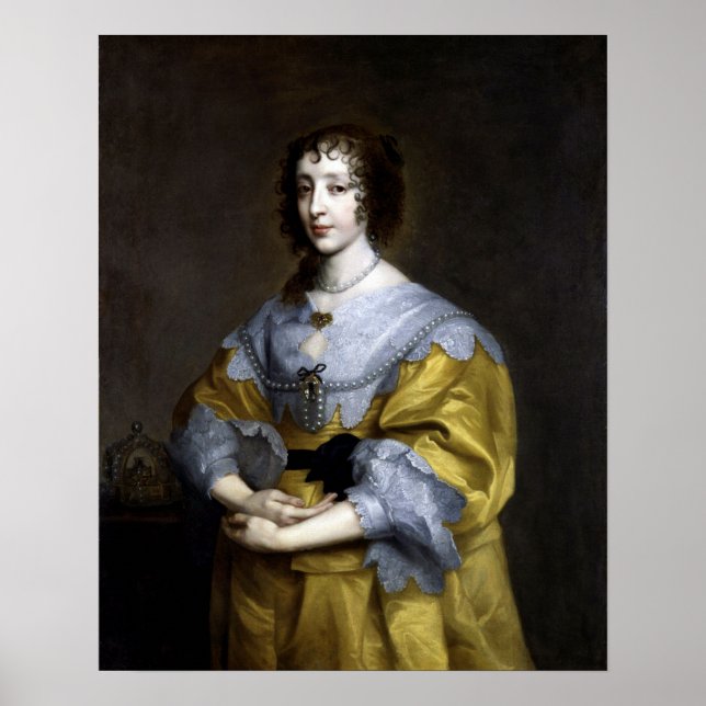 Queen Henrietta Maria Poster (Framsidan)