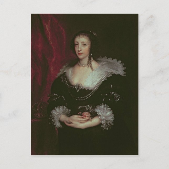 Queen Henrietta Maria Vykort (Framsida)