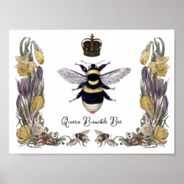 Queen Humla i Flower Ram Poster