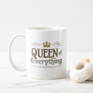 QUEEN i Allt medeltida Royalet Mors dag Kaffemugg