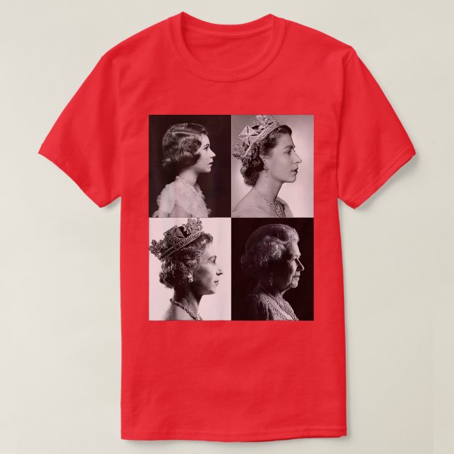 Queen II - Elizabeth England - Queen of England 19 T Shirt (Design framsida)