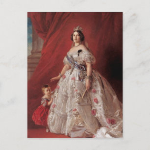 Queen Isabella II av Spanien Vykort