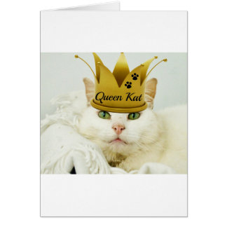 Queen Kat Hälsningskort