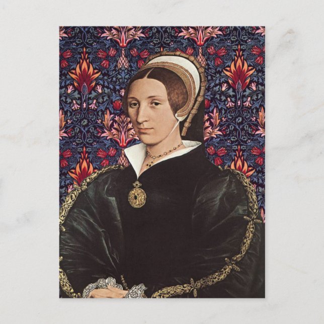 Queen Katherine Howard - Porträtt vykort (Framsida)