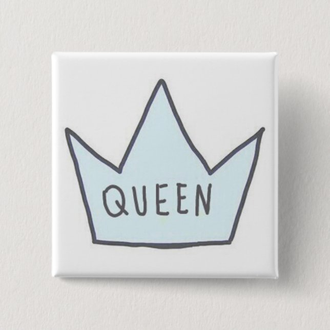 'Queen'-knapp Knapp (Framsida)