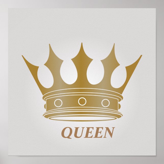 QUEEN KRONA POSTER (Framsidan)