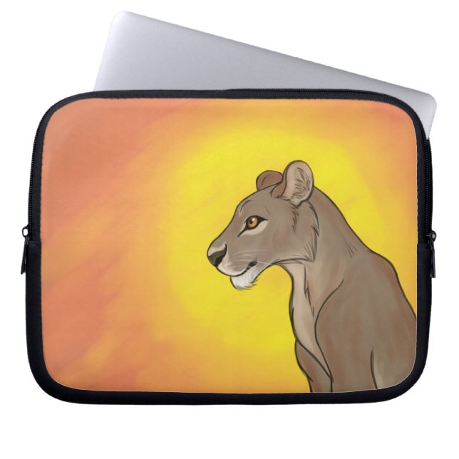 Queen Lioness Laptop Fodral (Framsidan)
