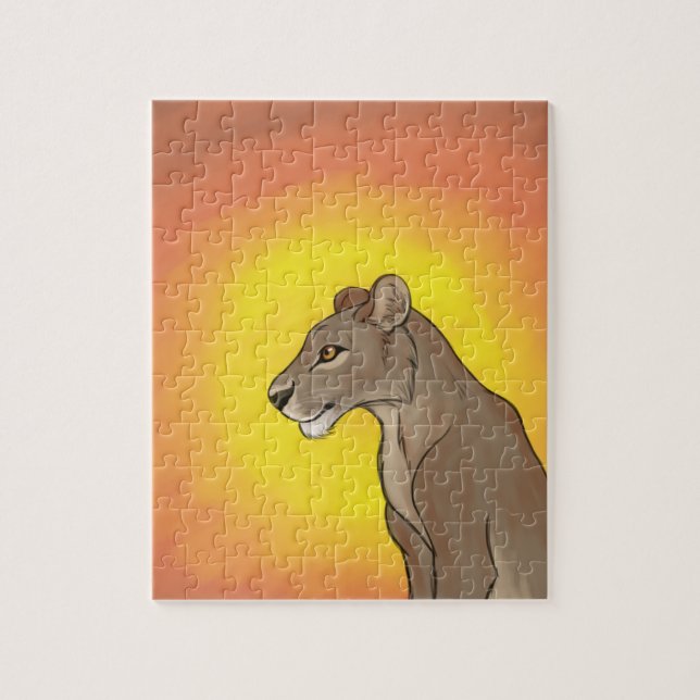 Queen Lioness Pussel (Vertikal)