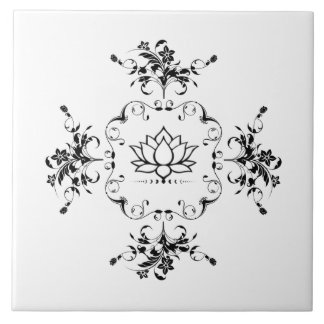 Queen Lotus Kakelplatta