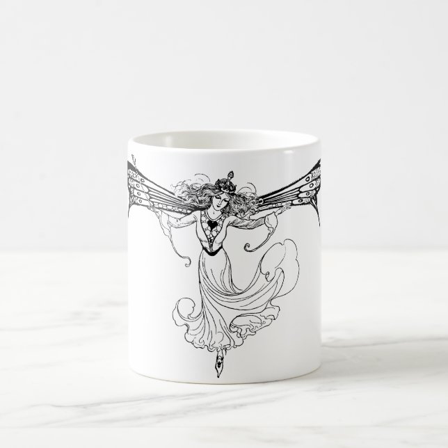 Queen Mab Fairy, drottning av Älvorna Kaffemugg (Center)