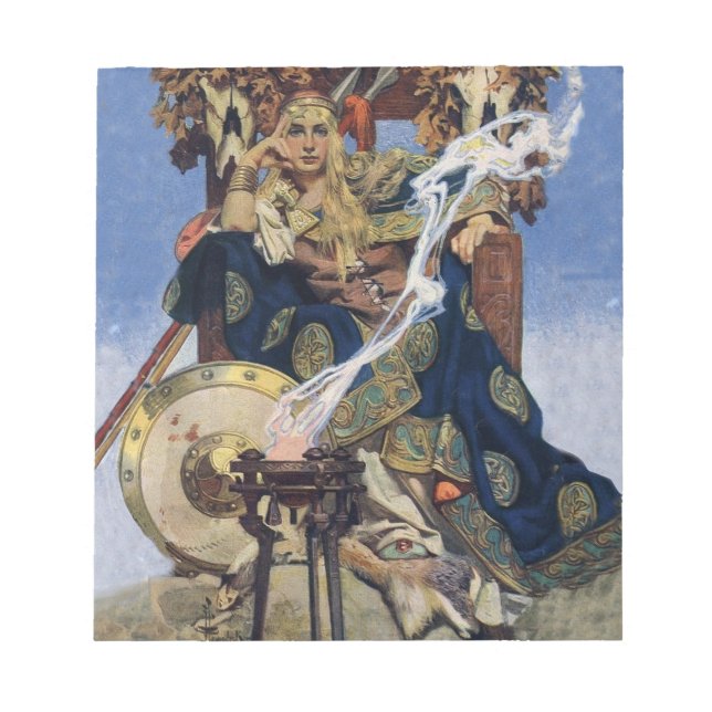 Queen Maeve Warrior Princess Fantasy Art Anteckningsblock (Framsida)