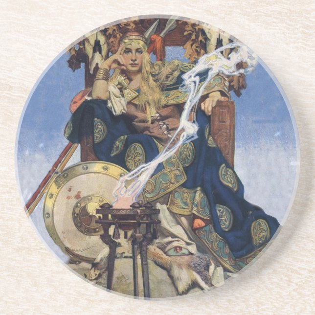 Queen Maeve Warrior Princess Fantasy Art Underlägg (Framsidan)