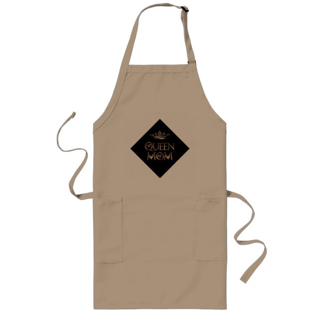 Queen Mamma Apron Långt Förkläde (Framsidan)
