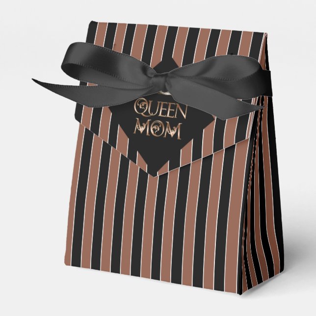 Queen Mamma Favor Box Presentaskar (Framsidan Sidan)