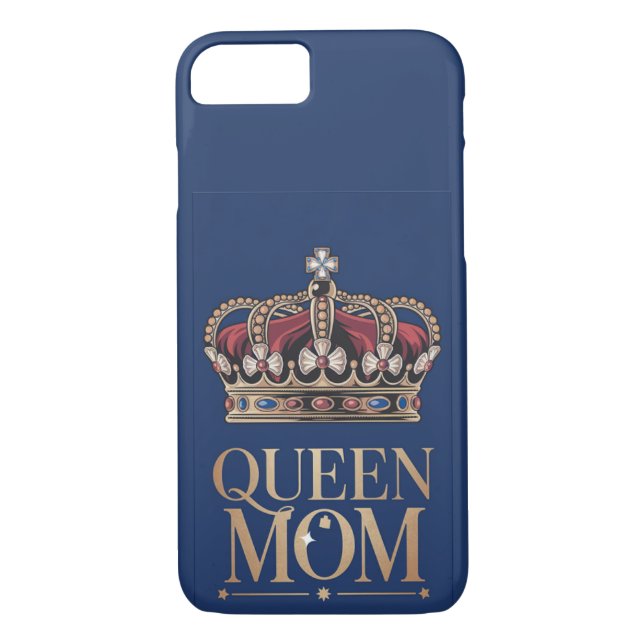 Queen Mamma Krona Case-Mate iPhone Skal (Baksida)
