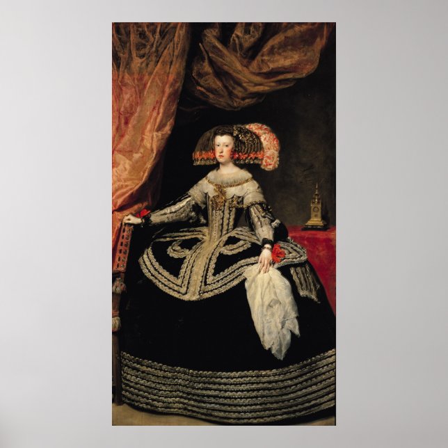 Queen Maria Anna  of Austria, 1652 Poster (Framsidan)