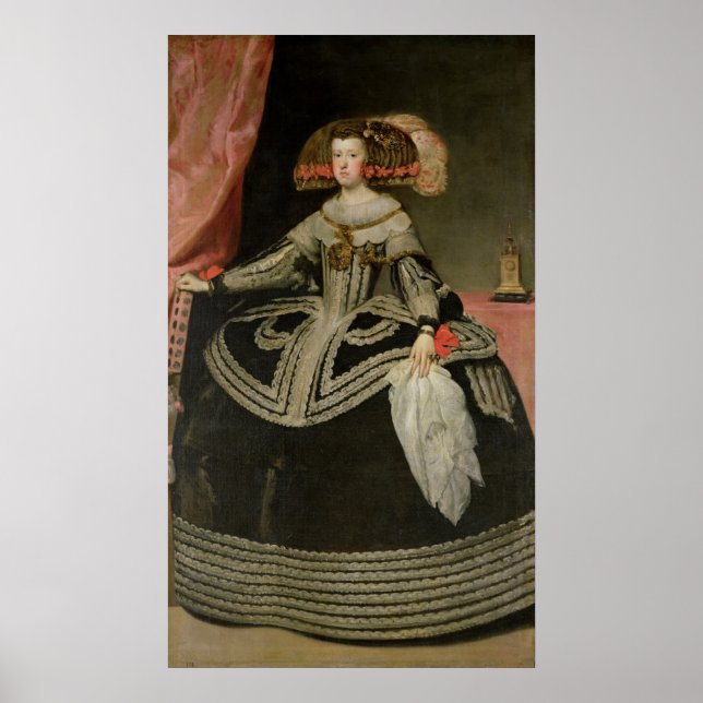 Queen Maria Anna of Austria , c. 1652 Poster (Framsidan)