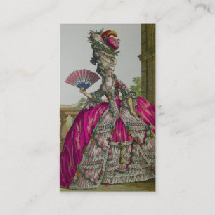 Queen Marie Antoinette ~ Affärskort Visitkort