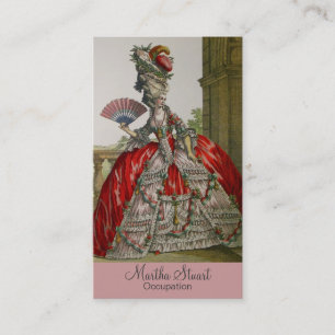 Queen Marie Antoinette ~ Affärskort Visitkort