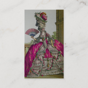 Queen Marie Antoinette ~ Affärskort Visitkort