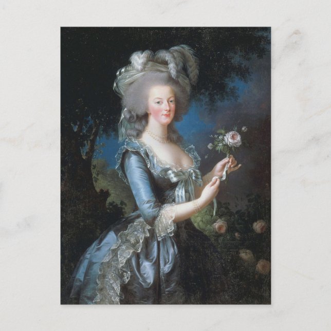 Queen Marie Antoinette av Frankrike av Le Brun Pos Vykort (Framsida)
