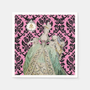 Queen Marie Antoinette CHANGE FÄRG /MORE OPTIONS- Pappersservett