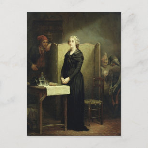 Queen Marie Antoinette i Conciergerie Vykort
