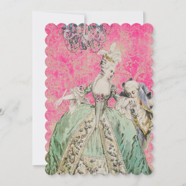Queen Marie Antoinette - Inbjudningar/OSA Inbjudningar (Framsida)