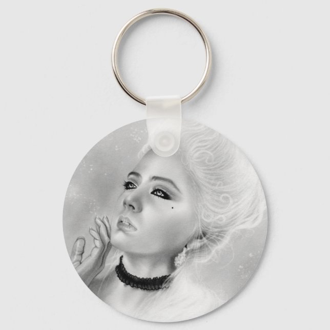 Queen Marie Antoinette Keychain Nyckelring (Framsida)