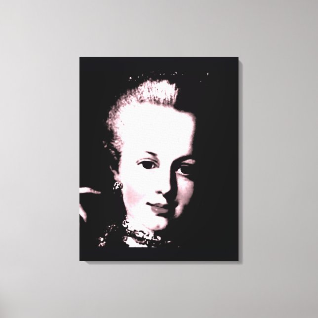 Queen Marie Antoinette – Maria Antonia of Austria Canvastryck (Framsida)