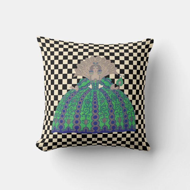Queen Marie Antoinette ~ Pillow Kudde (Framsida)