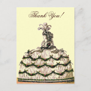Queen Marie Antoinette ~ Postcard / Inbjudningar Vykort