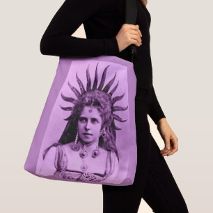 Queen Marie of Rumänien as Sol Queen - lavender Axelväska