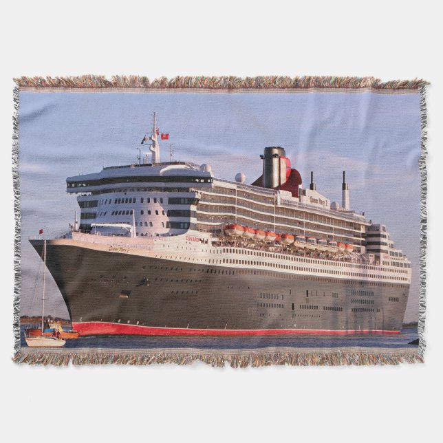 Queen Mary 2 Cruise frakt Filt (Framsidan)