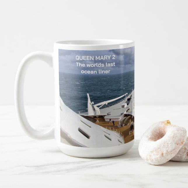 Queen Mary 2 - Ocean Liner Mugg (Med munk)